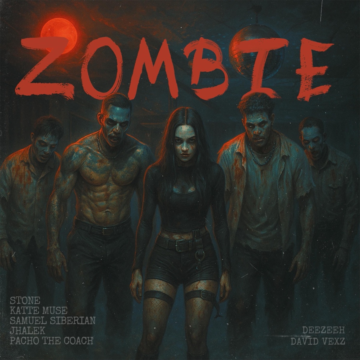 Zombie (feat. Katte Muse, Samuel Siberian, Jhalek, Pacho The Coach, David Vexz & Deezeeh) - Single by Stone album cover