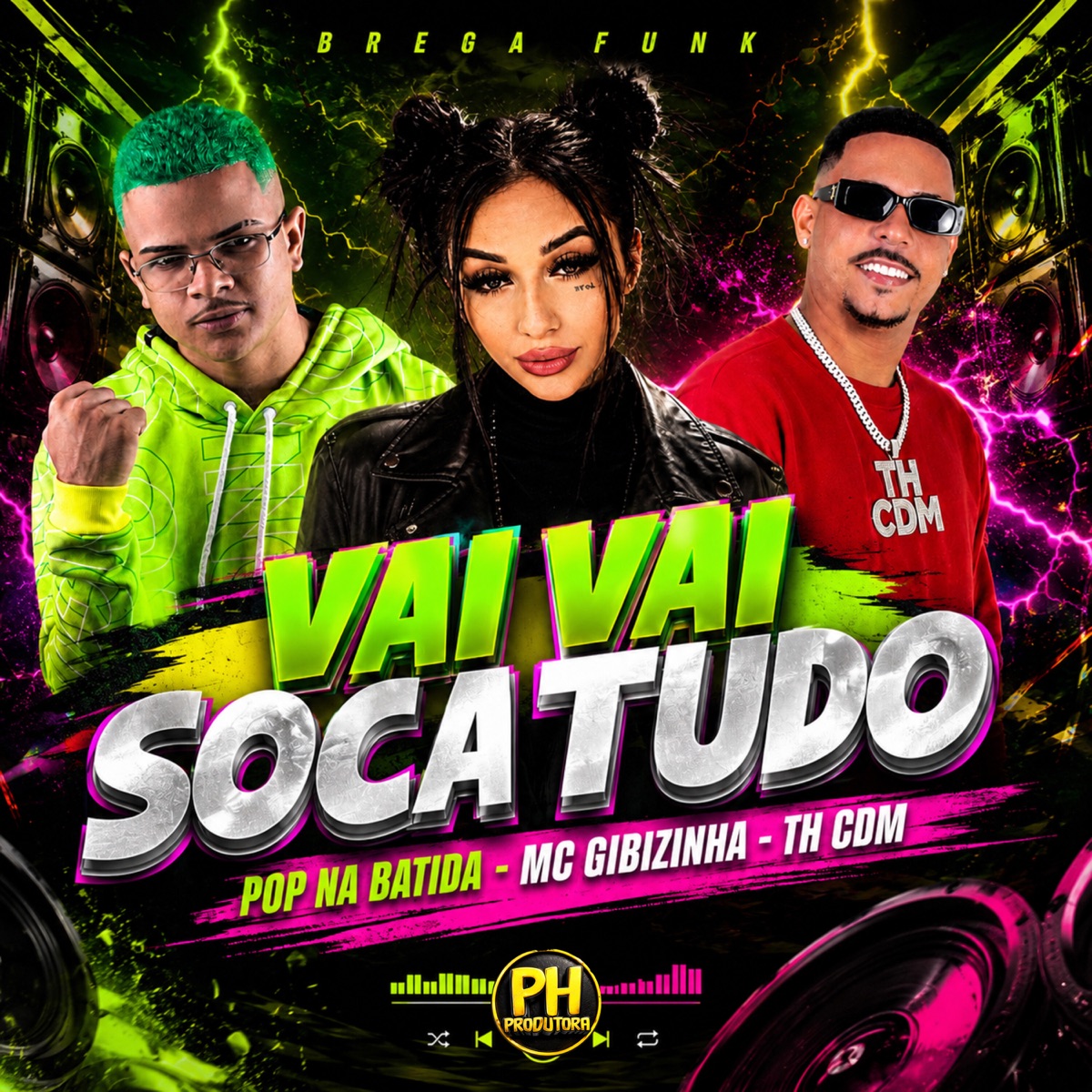 Vai Vai Soca Tudo - Single by Th CDM, Pop Na Batida & MC Gibizinha album cover