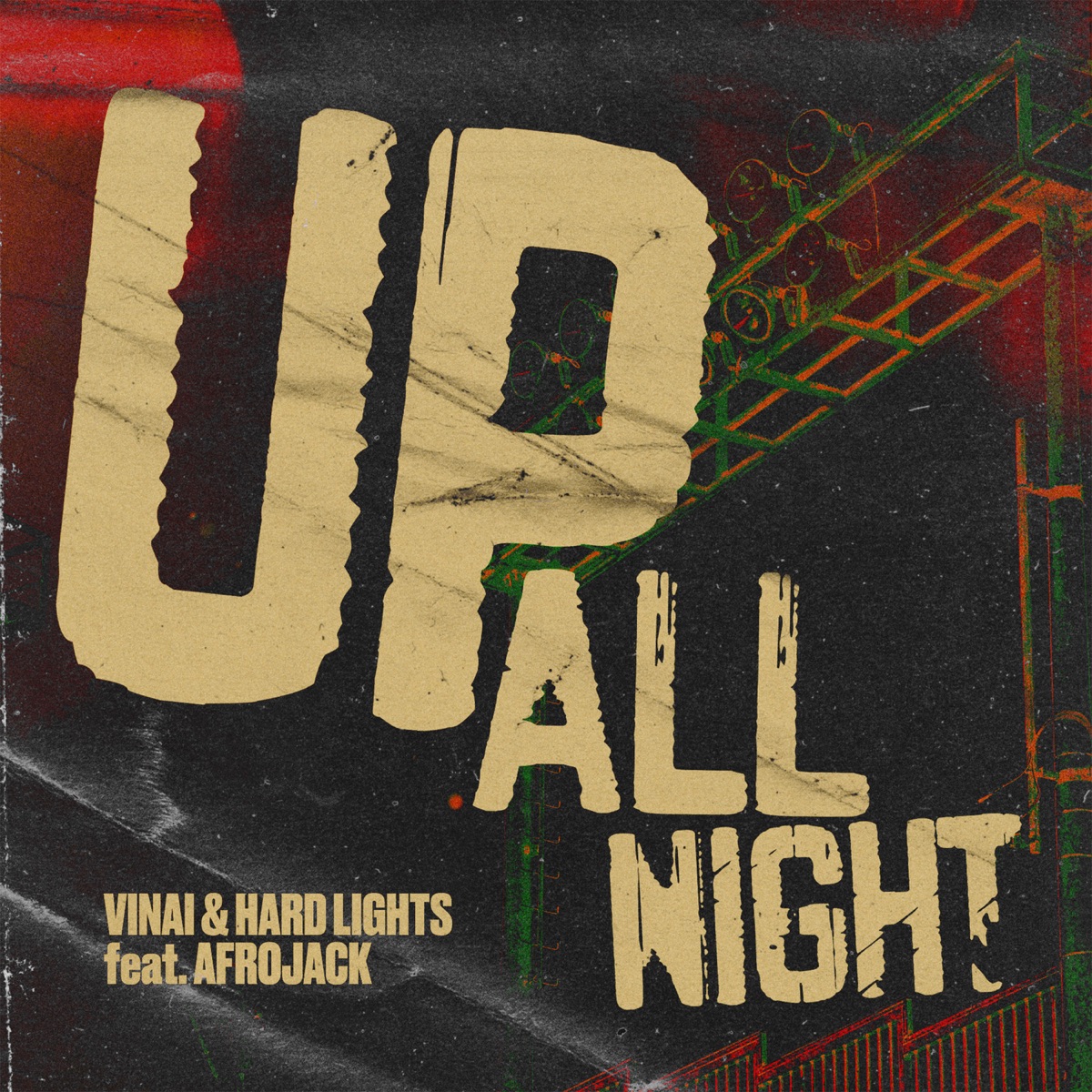 Up All Night (feat. Afrojack) - Single by Vinai & Hard Lights album cover