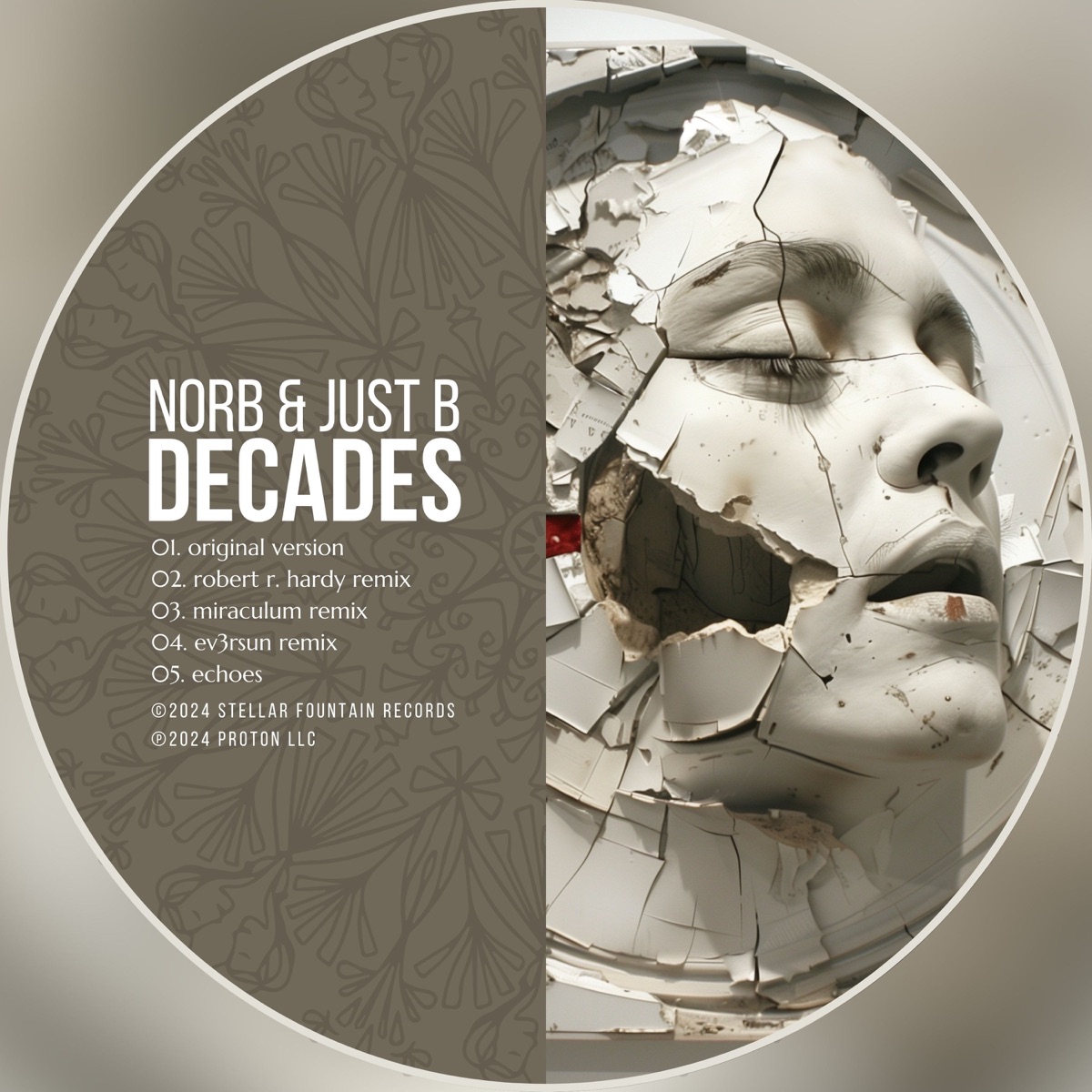 Decades (Robert R. Hardy Remix) - Single by Just B & NorB album cover