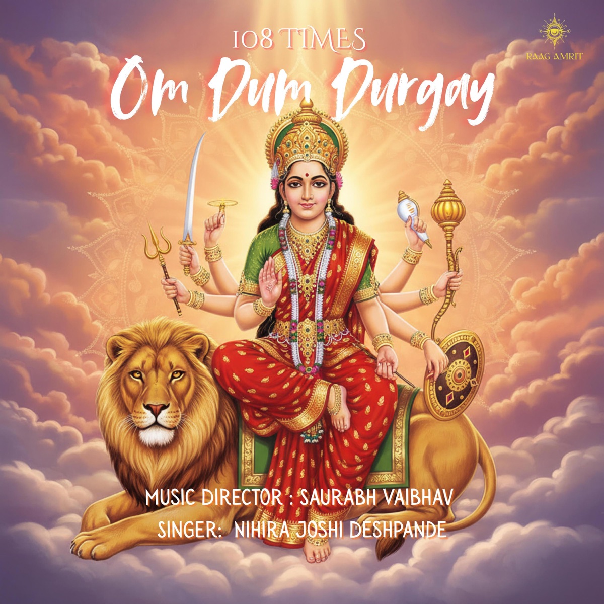 Om Dum Durgay Female Short Master 108 Times - Single by Saurabh Vaibhav album cover