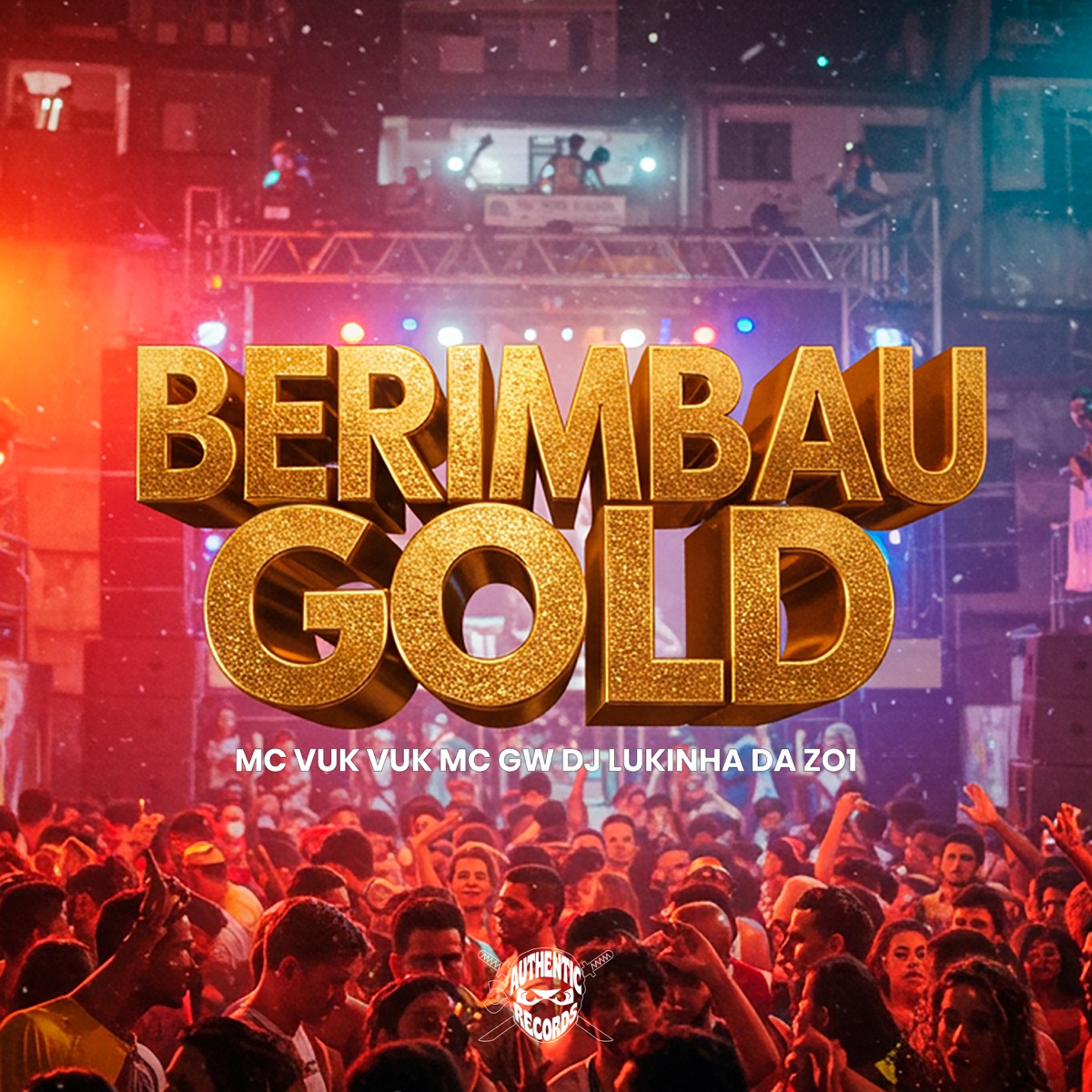Berimbau Gold - Single by DJ LUKINHA DA ZO1, MC GW & Mc Vuk Vuk album cover