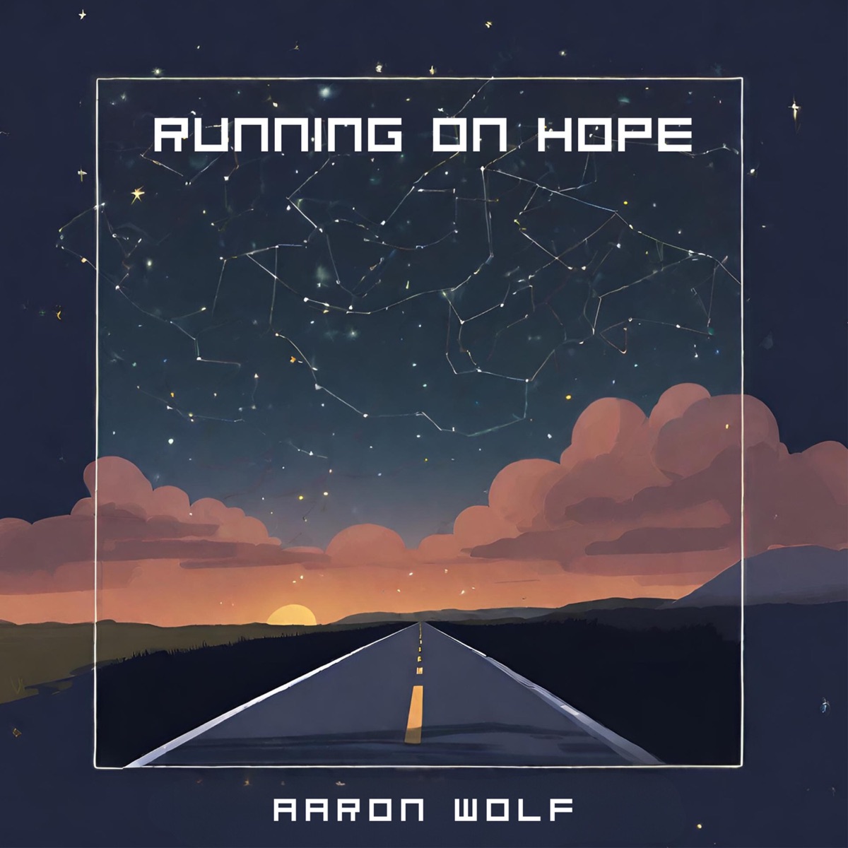 Running On Hope by Aaron Wolf & Alific album cover