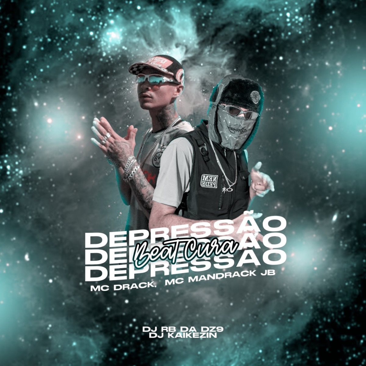 Beat Cura Depressão - Single by Dj Kaikezin, MC Drack, DJ RB DA DZ9 & MC Mandrack JB album cover