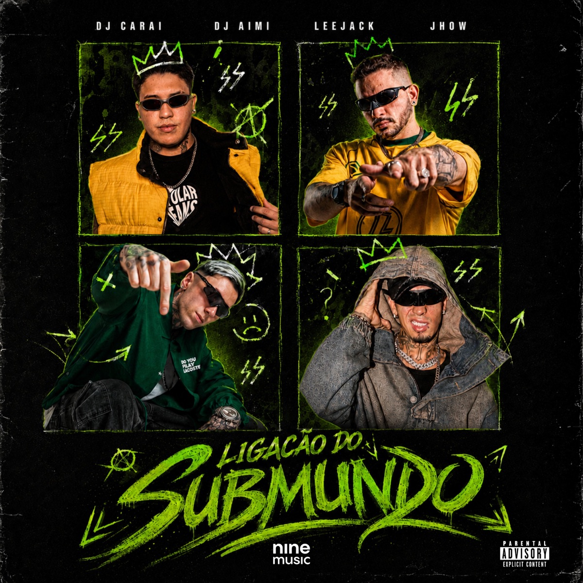 LIGAÇÃO DO SUBMUNDO (feat. Jhow Dancer) - Single by LeeJack, Dj Aimi & DJ CARAI album cover
