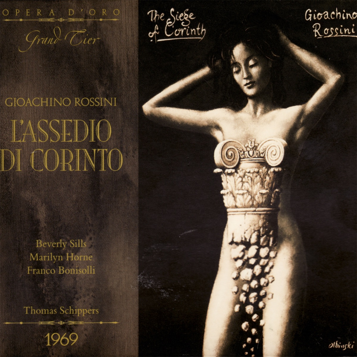 Rossini: L'Assedio Di Corinto (Live) by Beverly Sills, Marilyn Horne, Franco Bonisolli, Justino Diaz, Paolo Washington, Gianni Foiani, Milna Paoli, Piero Di Palma, Teatro Alla Scala Orchestra, Chorus of La Scala & Thomas Schippers album cover