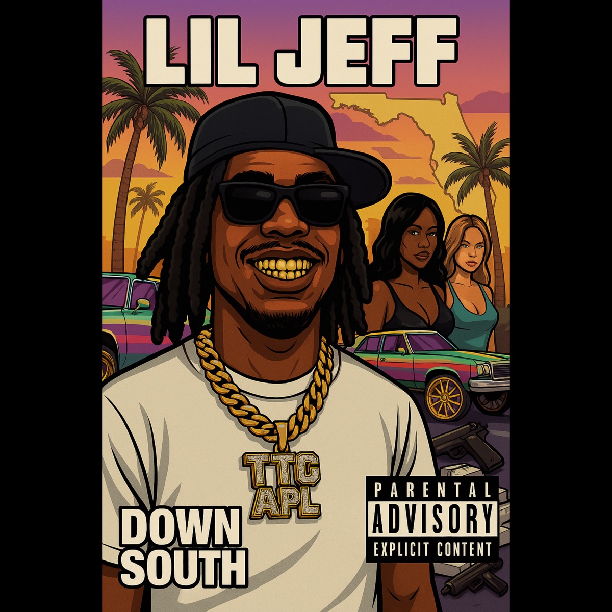 Down South - Single by LilJeff album cover