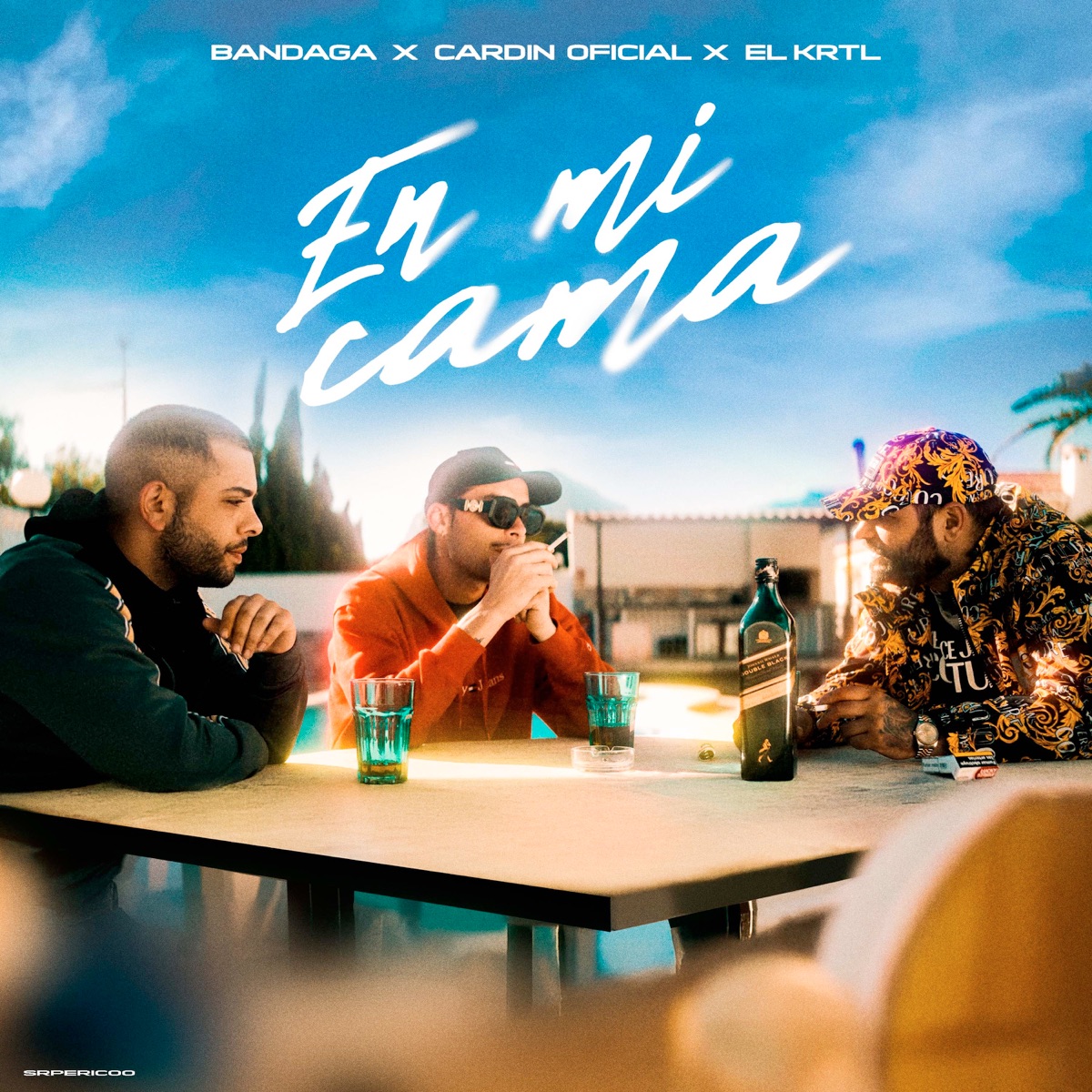 En mi cama - Single by El Krtl, Bandaga & Cardin Oficial album cover