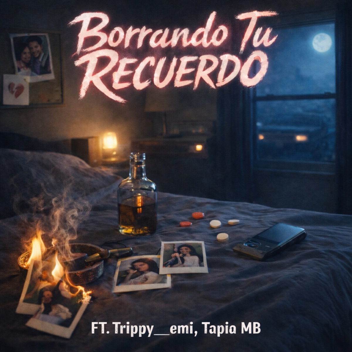 borrando tu recuerdo (feat. Trippy__emi & Tapia MB) - Single by nvr.uli album cover