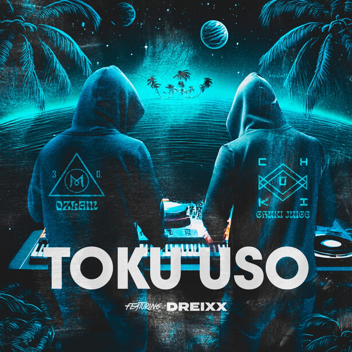 TOKU USO (feat. DREIXX) - Single by Ozlam & Chuki Juice album cover