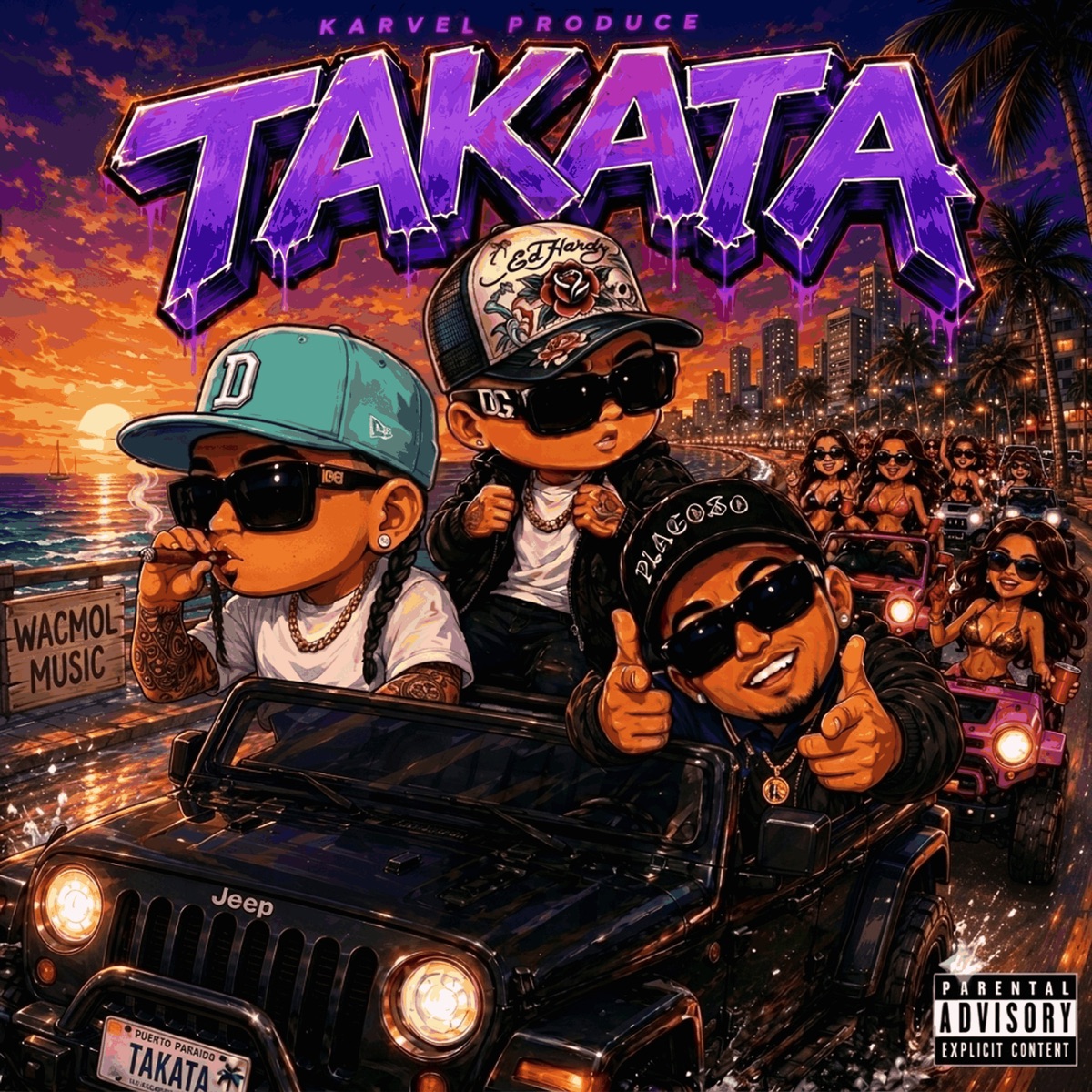 Takata - Single by Karvel, Melvyn Blas, Deobu Baphometrik, Fakir Flow & Luzifer album cover