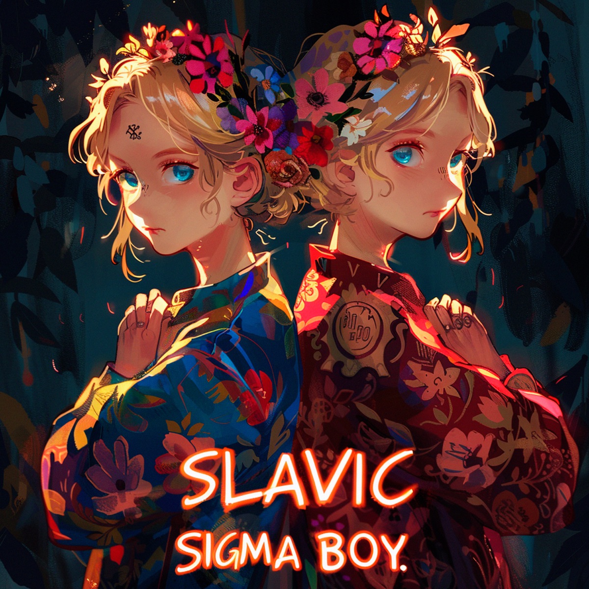 SLAVIC SIGMA BOY - EP by trxshrelvx, bloodybxrd & BLXZY album cover