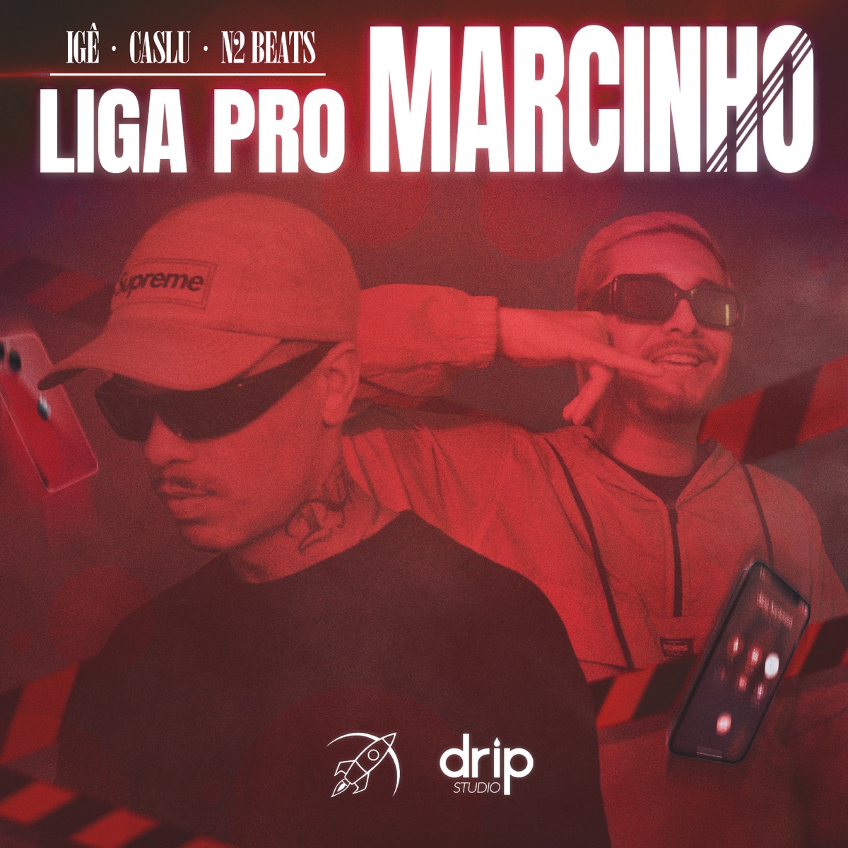Liga Pro Marcinho - Single by Caslu, IGÊ & N2 Beats album cover