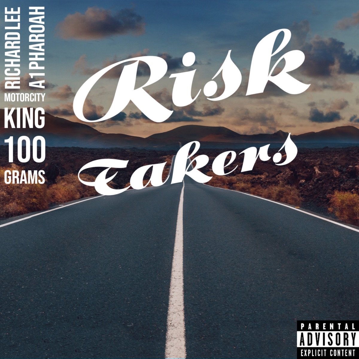 Risk Takers (feat. Motorcity King, A1 Pharoah & 100 Gram$) - Single by Richard Lee album cover