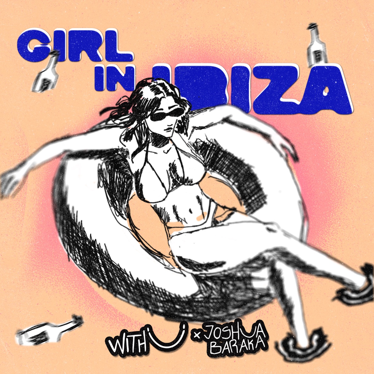 Girl In Ibiza - Single by WITH U & Joshua Baraka album cover