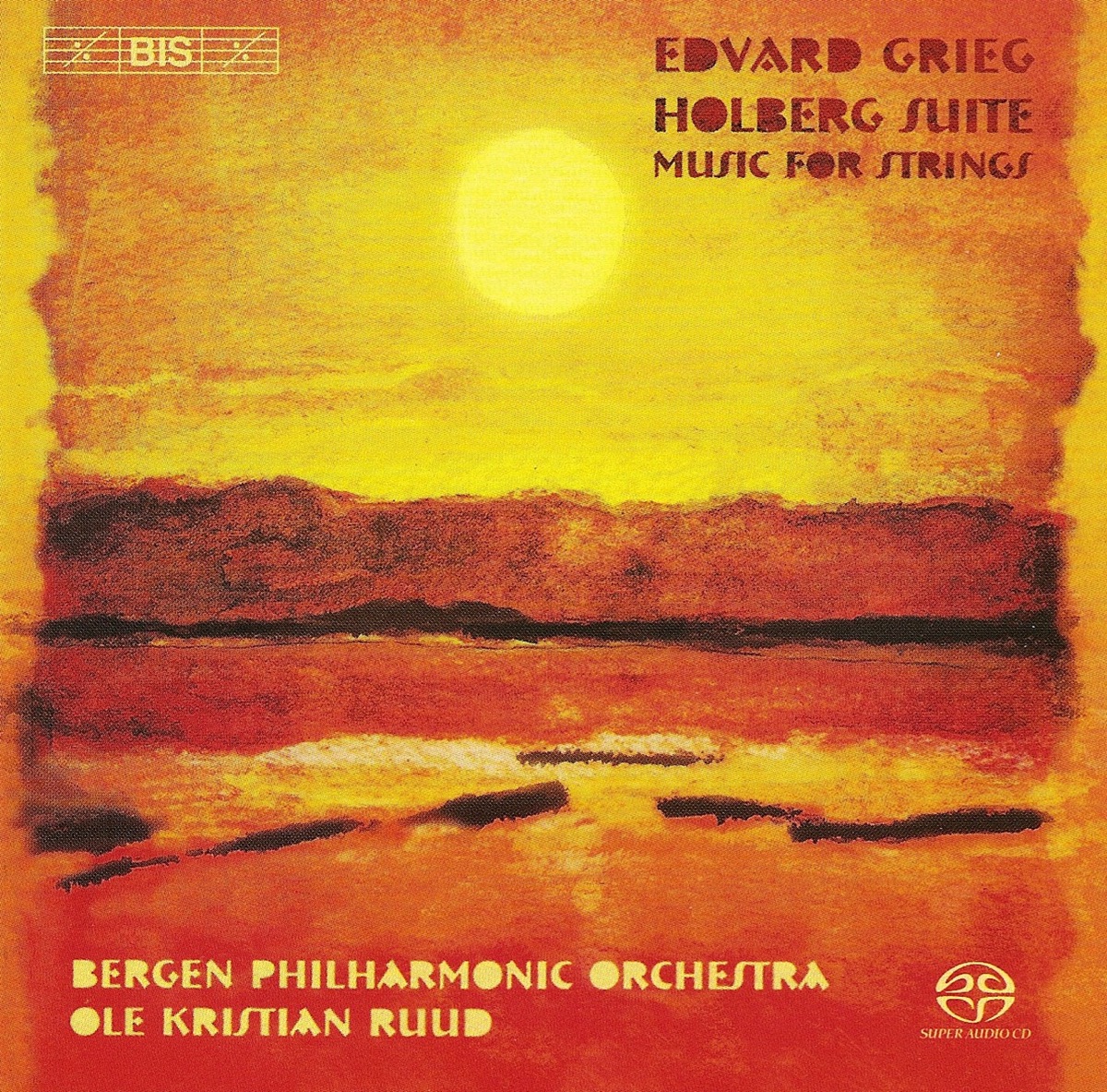 Grieg: Music for Strings by Bergen Philharmonic Orchestra & Ole Kristian Ruud album cover