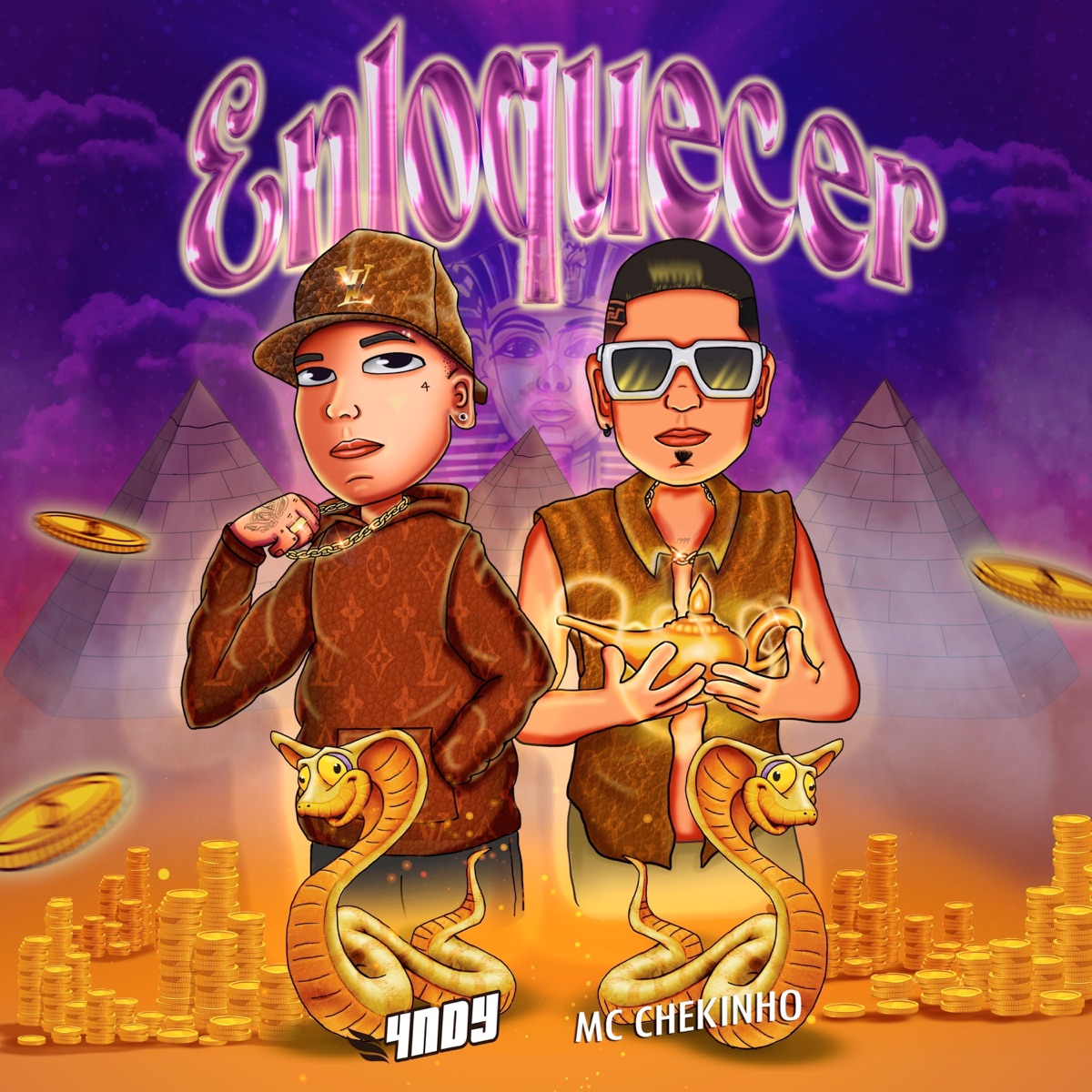 Enloquecer - Single by 4NDY & MC Chekinho album cover