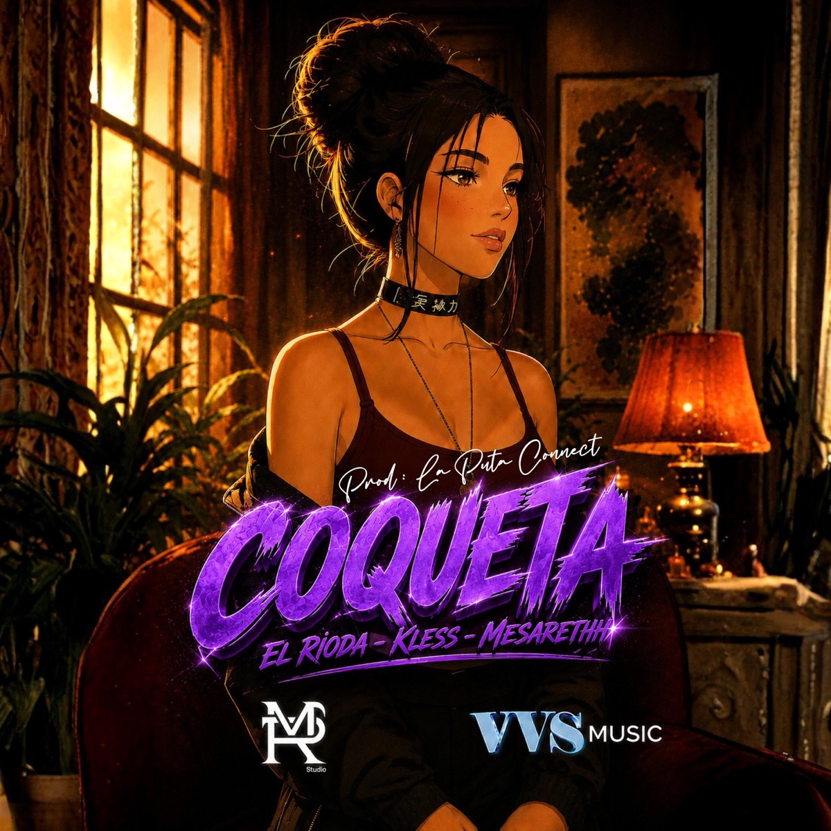 Coqueta (feat. El Rioda, Mesarethh, Kless & La Puta Connect) - Single by VVS Music album cover