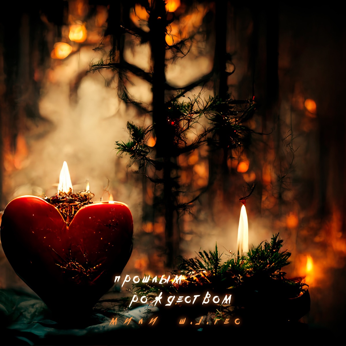 Прошлым рождеством - Single by W.J.Rec & Мили album cover