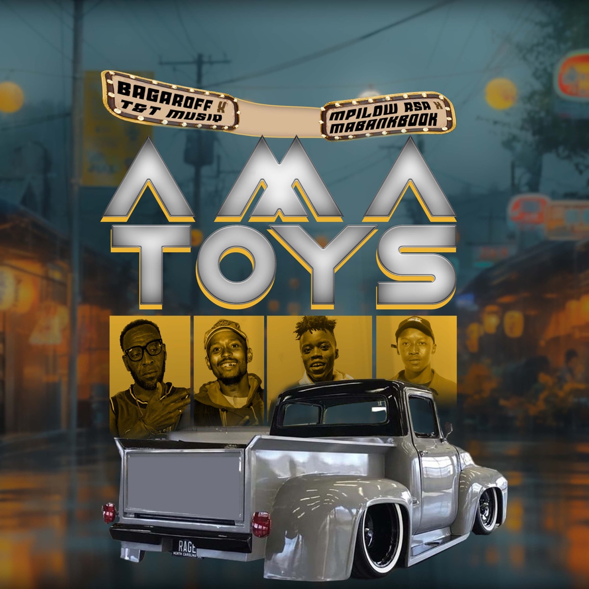Amatoys (feat. T&T MuziQ, Mpilow RSA & MaBankBook) - Single by Bagaroff album cover
