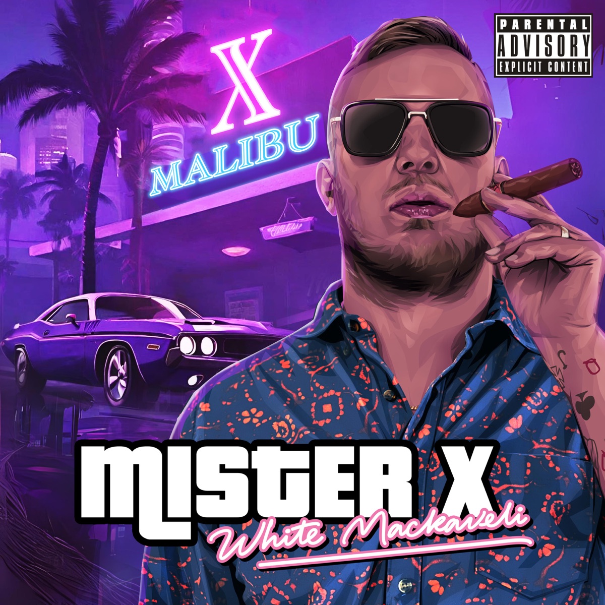 White Mackaveli by Mister X Hip-Hop album cover