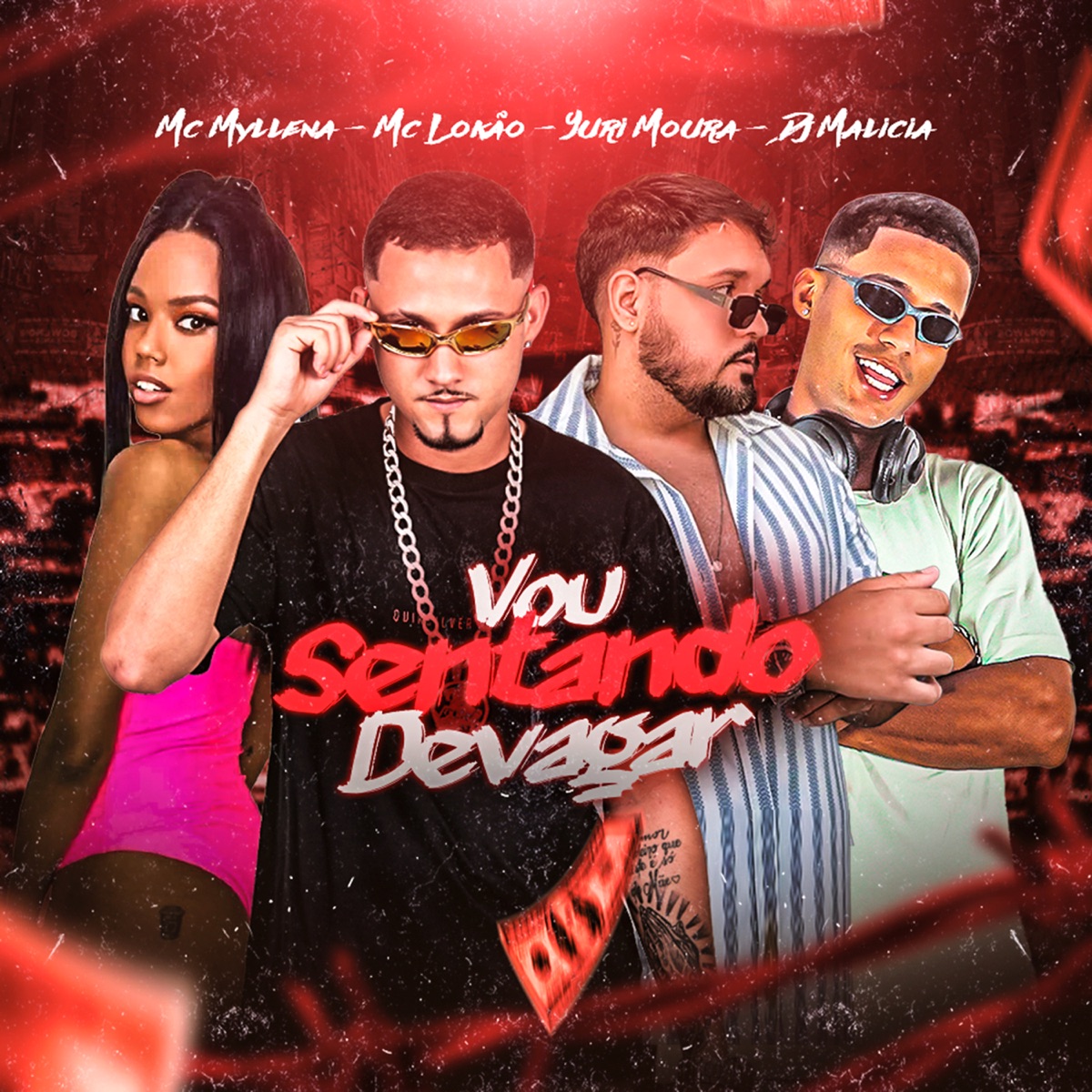 Vou Sentando Devagar - Single by Mc Lokão, Yuri Moura & Mc Myllena album cover