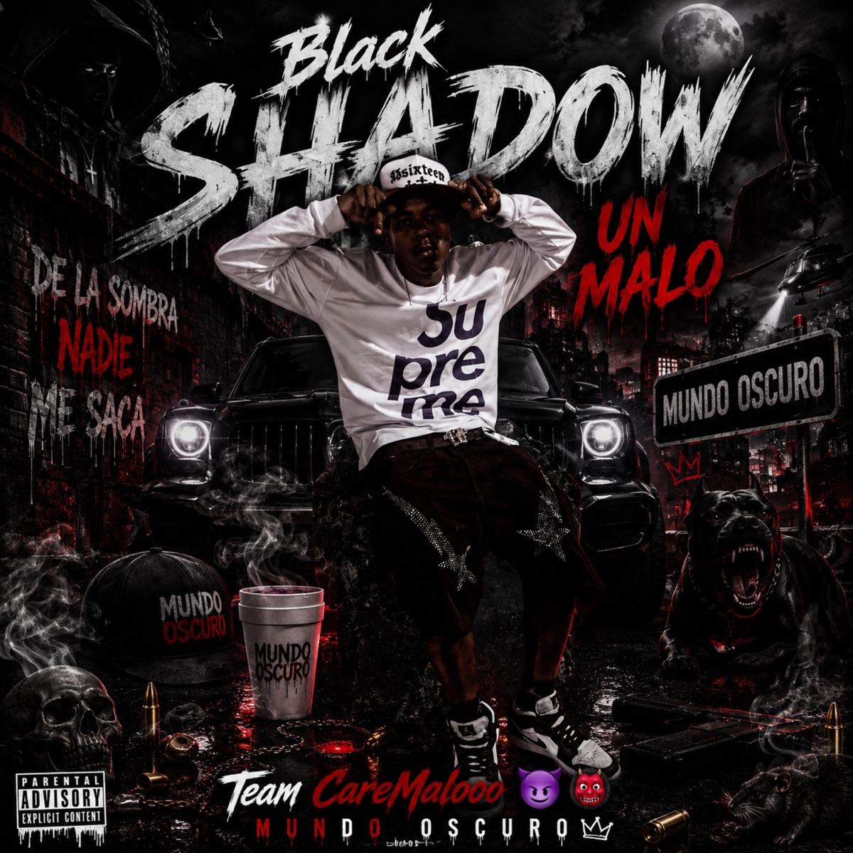 UN MALO (feat. Black Shadow RD & DJ Edwin) - Single by Team Caremalo album cover