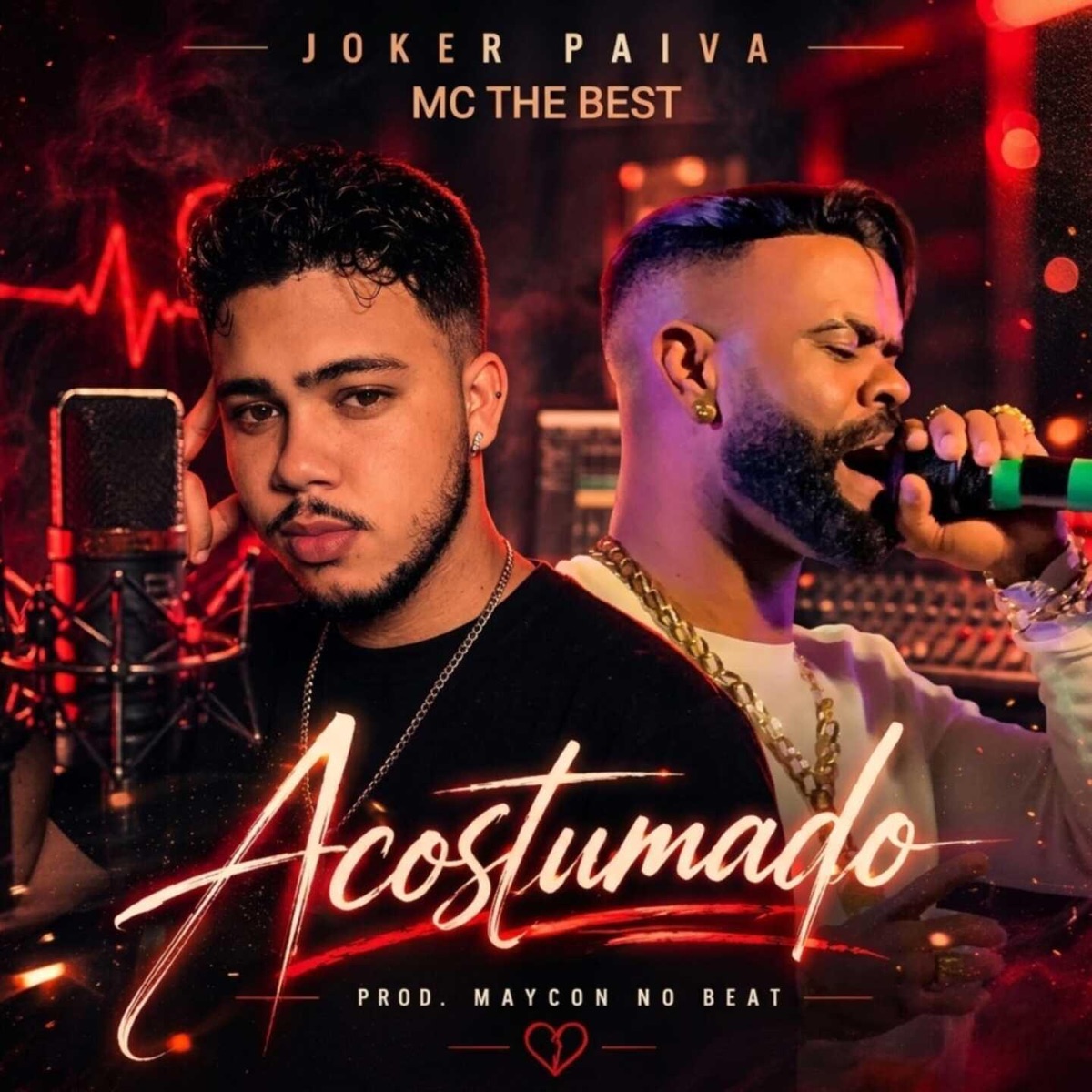 Acostumado - Single by Joker Paiva, MC The Best & MAYCON NO BEAT album cover