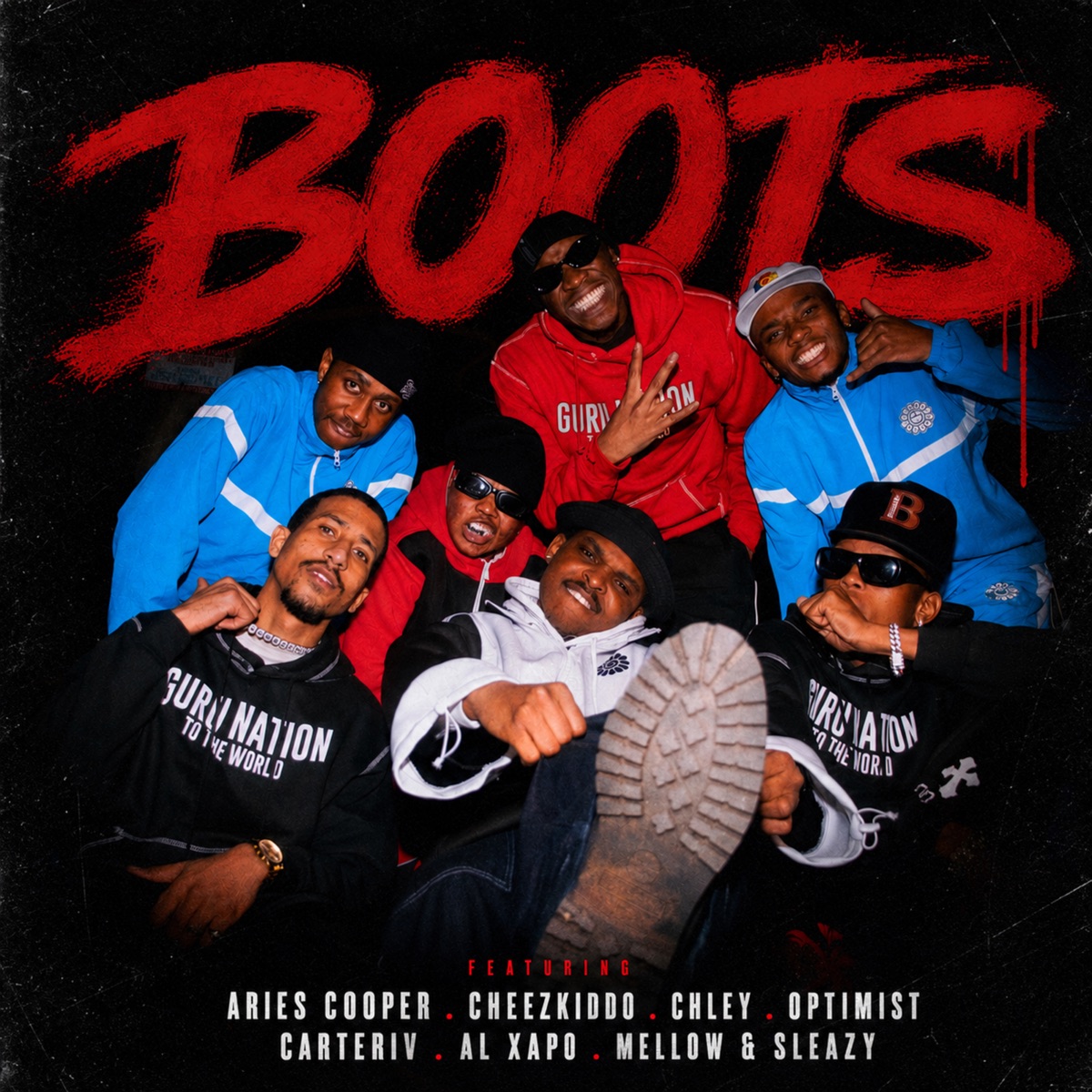Boots (feat. Optimist Music ZA, Carter IV & Chle) - Single by Aries Cooper, Cheez kiddo, Al Xapo & Mellow & Sleazy album cover