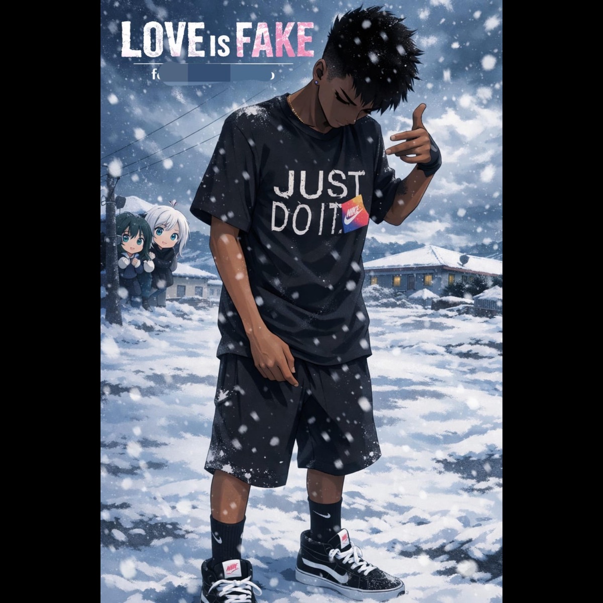 love is fake - Single by Young Sonic album cover