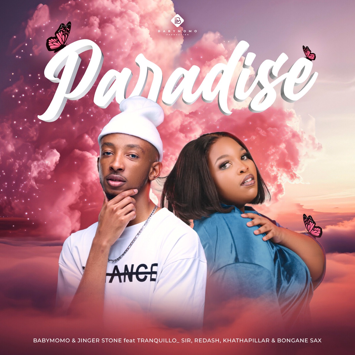Paradise (feat. TranquilloSir, Redash, Khathapillar & Bongane Sax) - Single by Baby Momo & Jinger Stone album cover