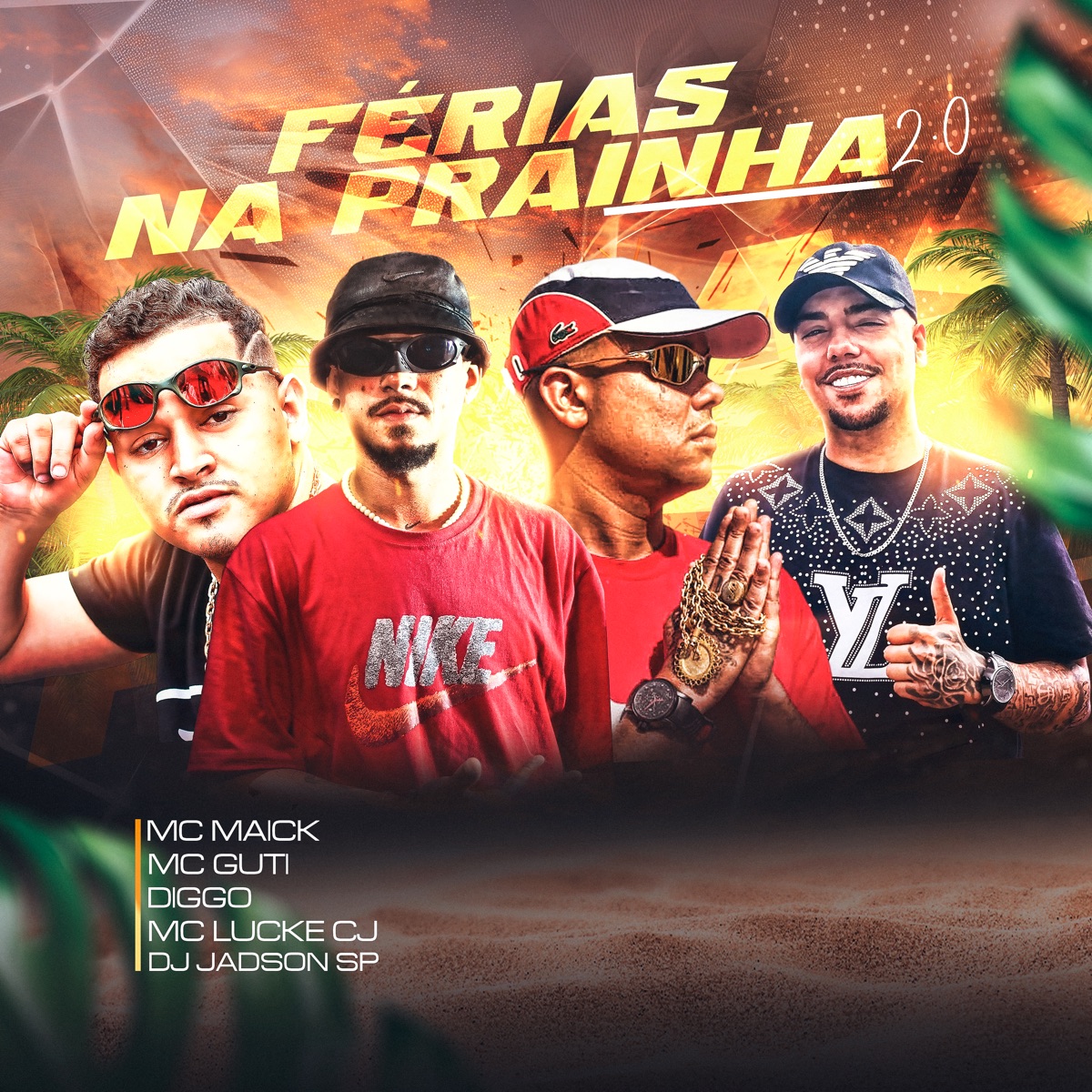 Férias Na Prainha 2.0 (feat. dj jadson sp & MC Luke CJ) - Single by MC Guti, MC Maick & Diggo album cover