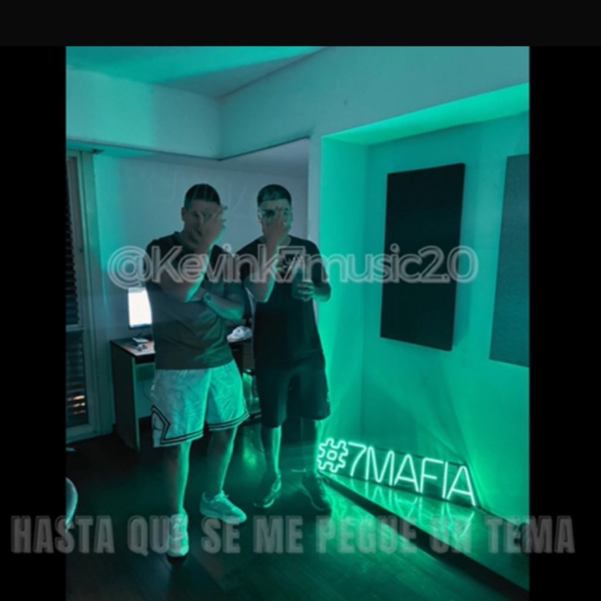 HASTA QUE SE ME PEGUE UN TEMA - Single by KevinK7music album cover
