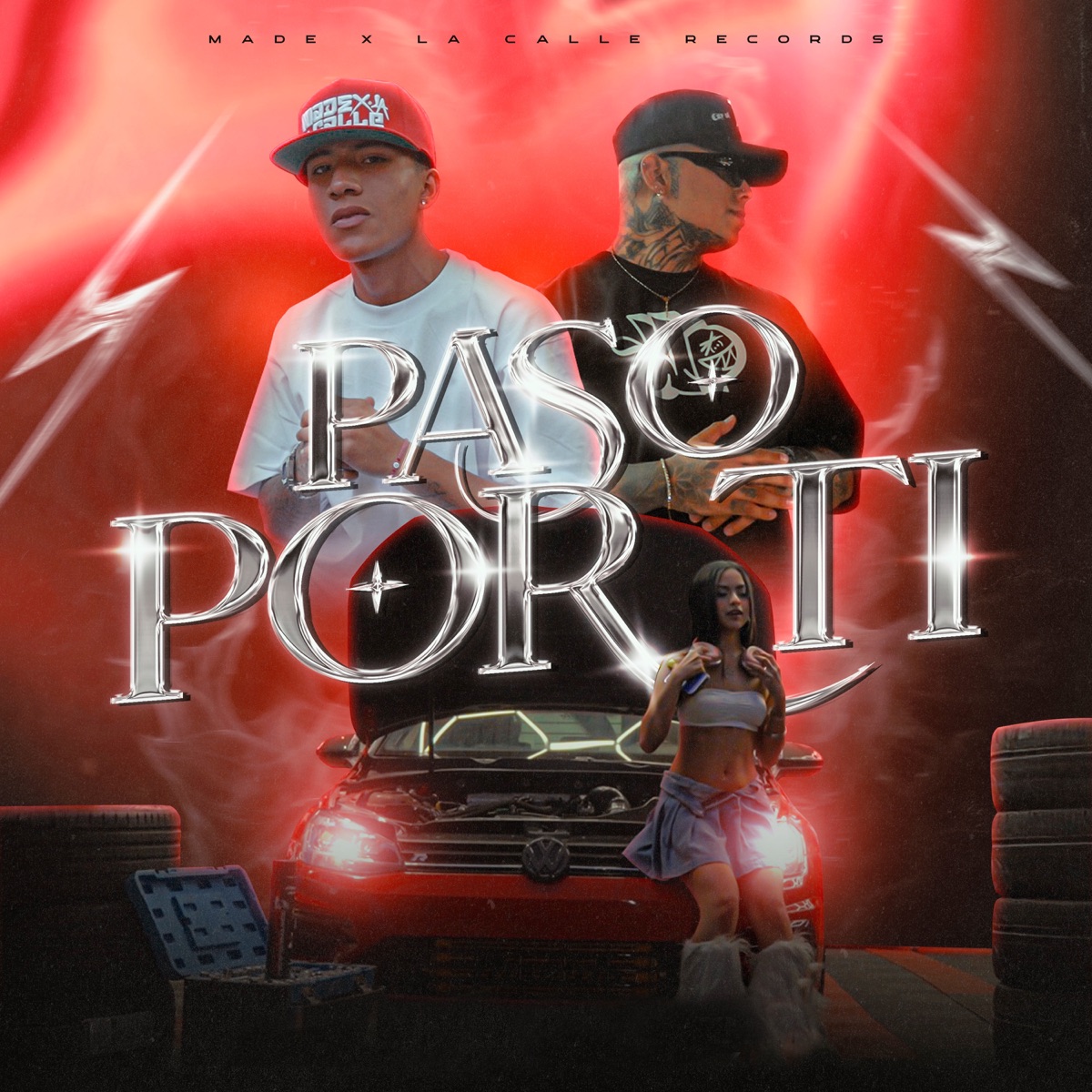 Paso por Ti - Single by Made X La Calle, Lil Chris & ElKngriMx album cover