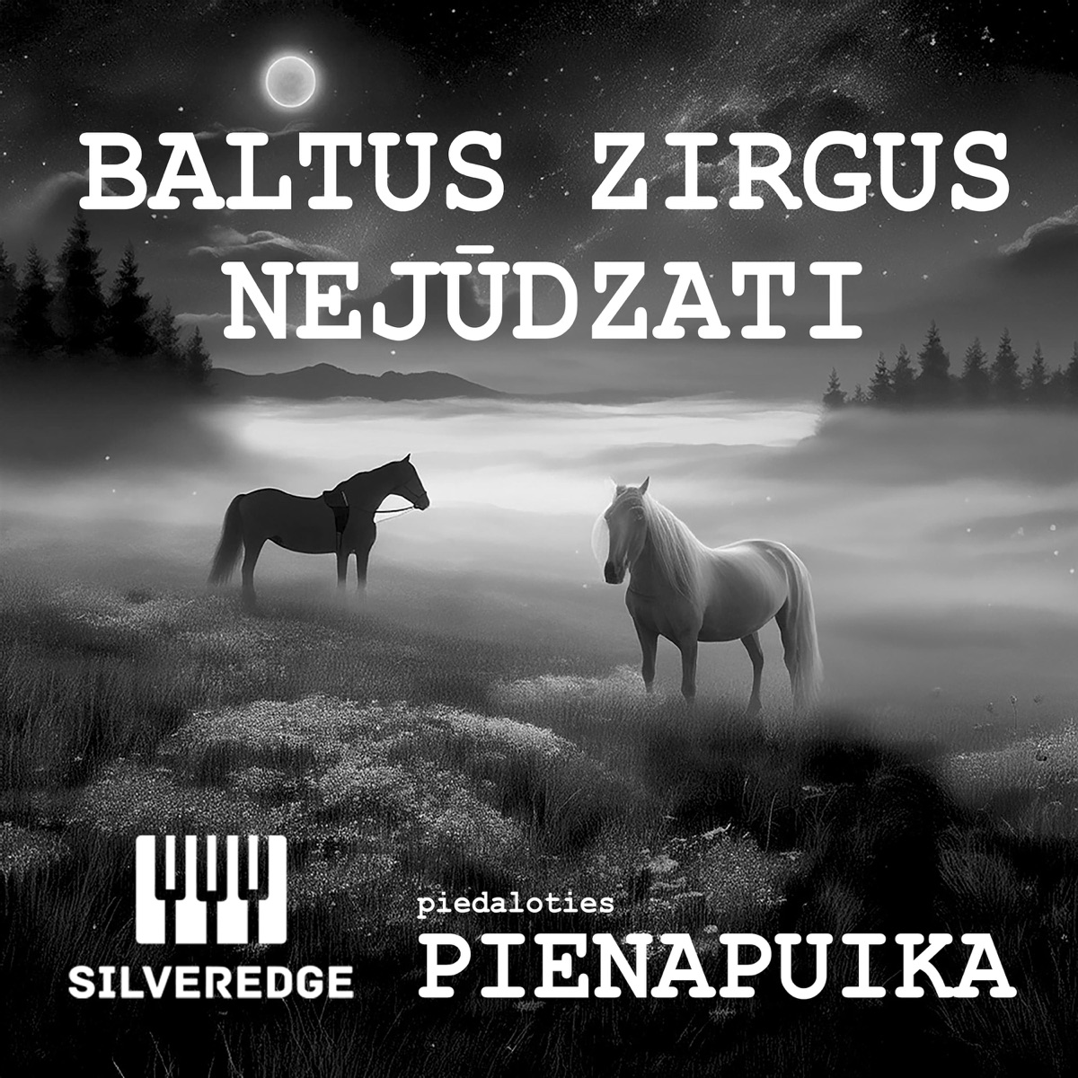 Baltus zirgus nejūdzati (feat. Pienapuika) - Single by SILVEREDGE album cover