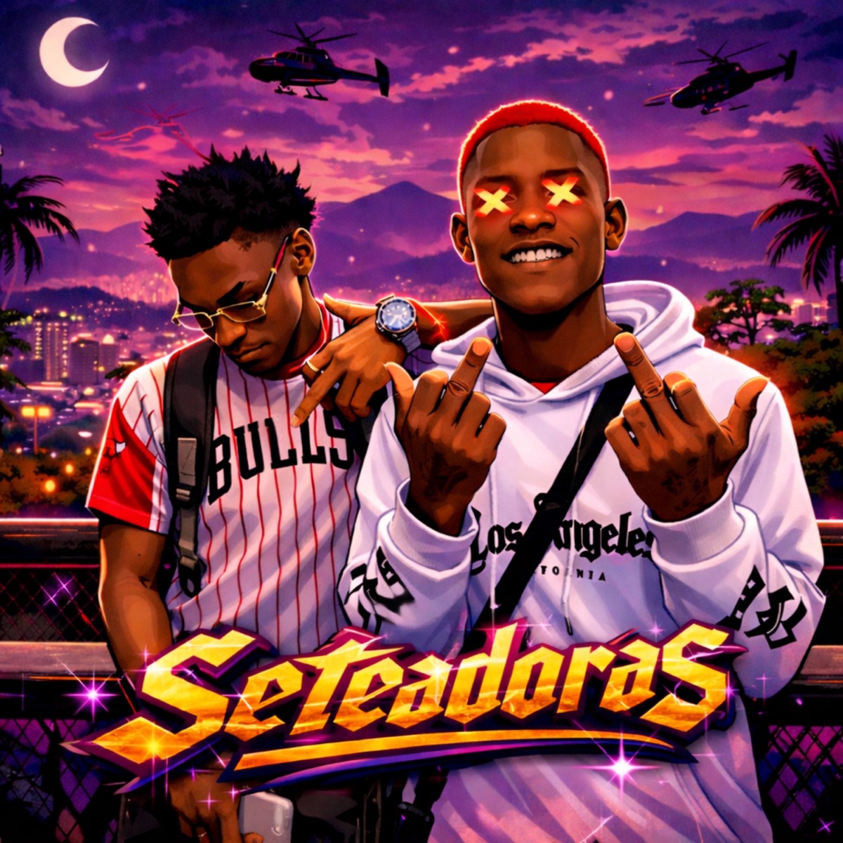 Seteadoras (feat. Lil Rooly) - Single by alex king la jerarquia album cover