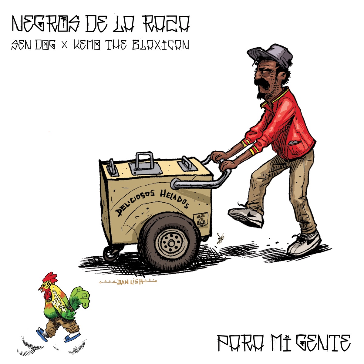 Para Mi Gente - Single by Negros De La Raza, Sen Dog & Kemo the Blaxican album cover