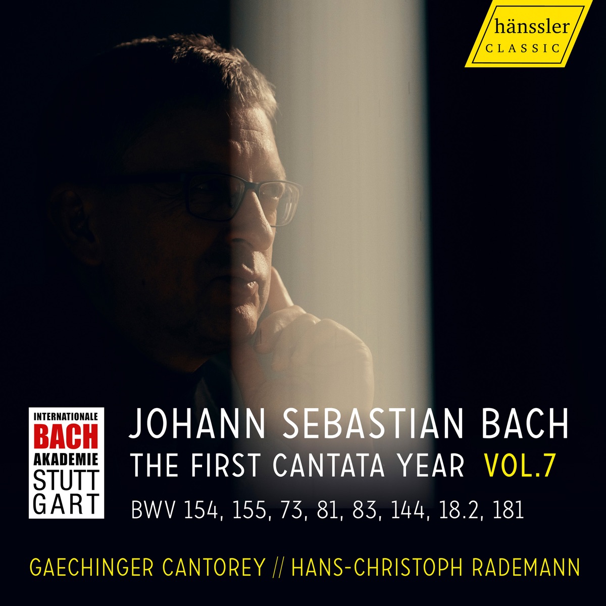 Vision. Bach, Vol. 7 by Gaechinger Cantorey, Hans-Christoph Rademann, Benedikt Kristjánsson, Alex Potter, Matthias Winckhler, Miriam Feuersinger, Tobias Berndt, Daniel Johannsen & Marie Henriette Reinhold album cover