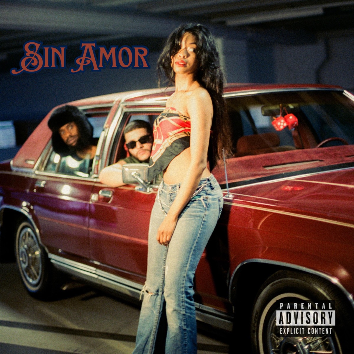 SIN AMOR (feat. ARES RD & GRIM) - Single by Kahreign album cover