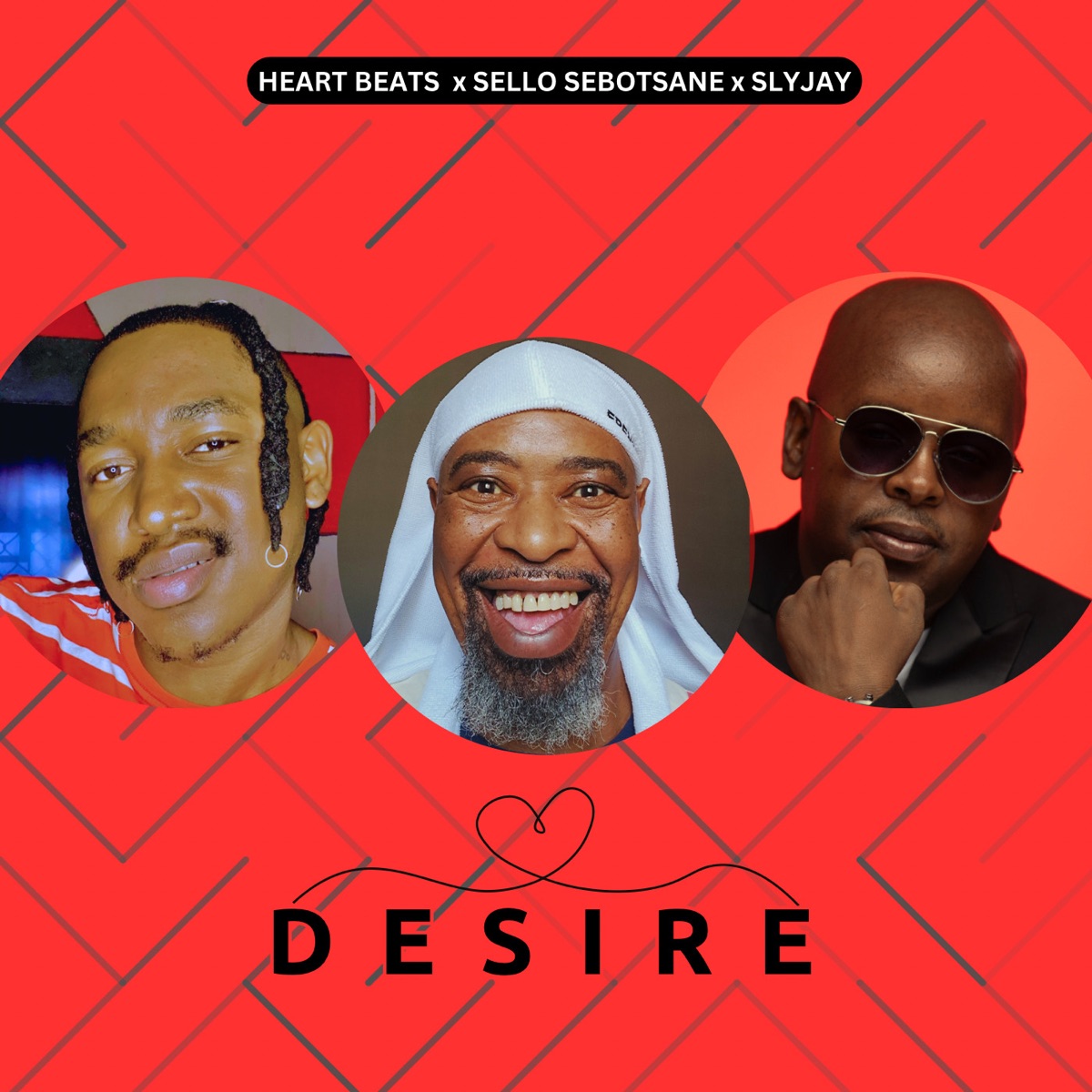 Desire (feat. Siba & Thothi) - Single by Heart Beats, Sello Sebotsane & Slyjay album cover