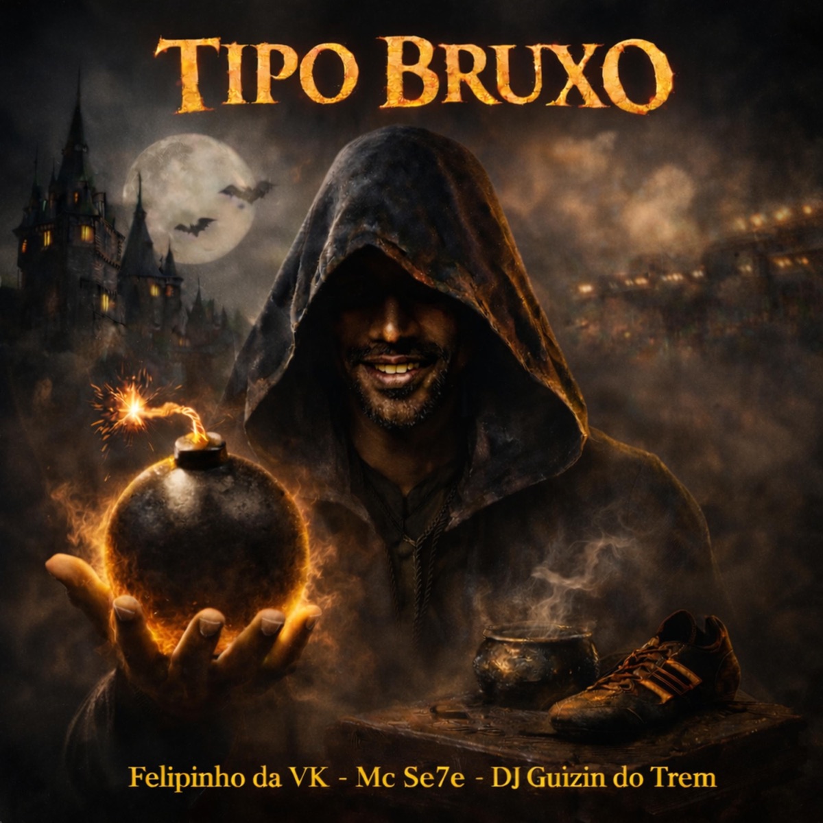 Tipo Bruxo - Single by Felipinho da VK, Mc Se7e & DJ Guizin do Trem album cover