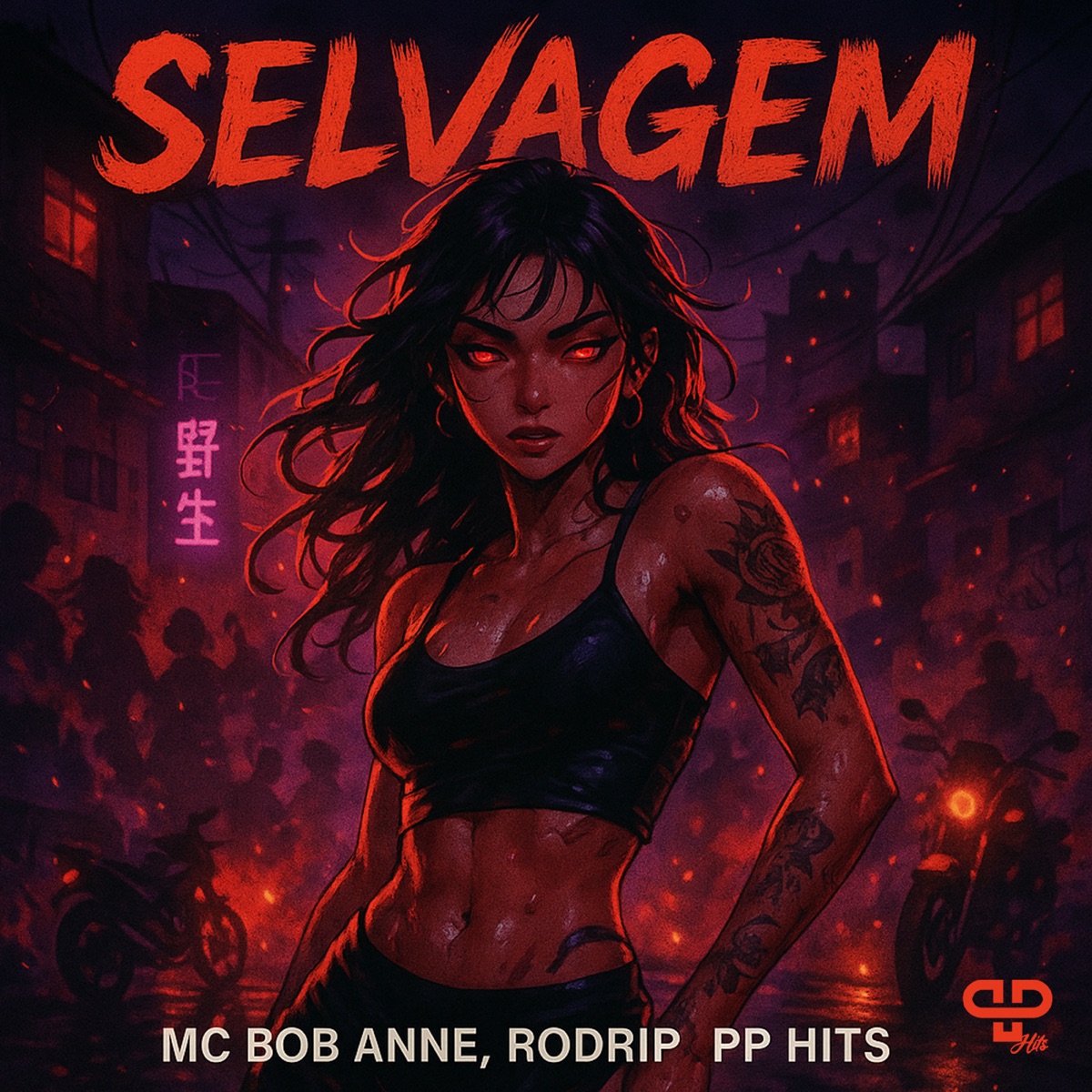 Selvagem - Single by MC Bob Anne, Rodrip & PP Hits album cover