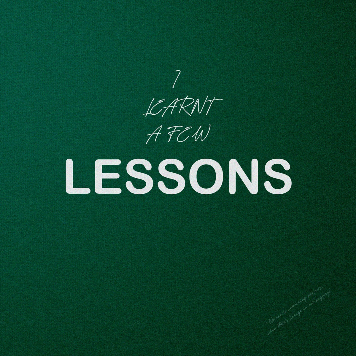 Lessons - Single by Teejay Mokoena album cover