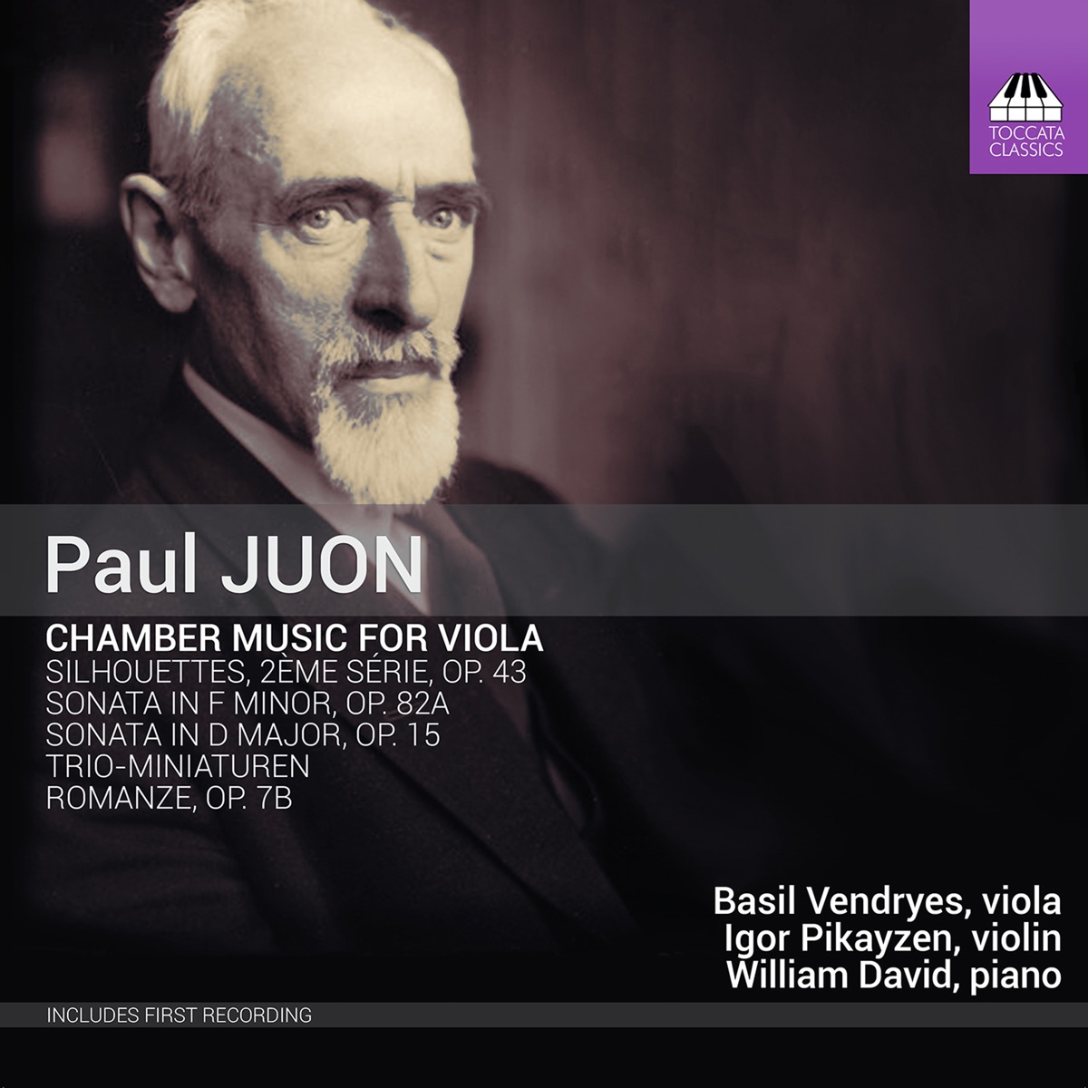 Paul Juon: Chamber Music for Viola by Basil Vendryes, Igor Pikayzen & William David album cover