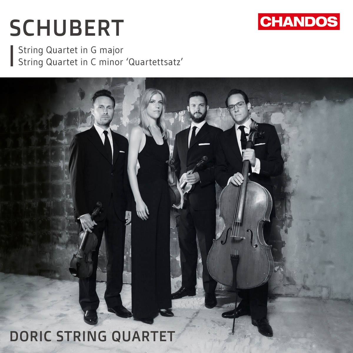 Schubert: String Quartets Nos. 12 & 15 by Doric String Quartet album cover