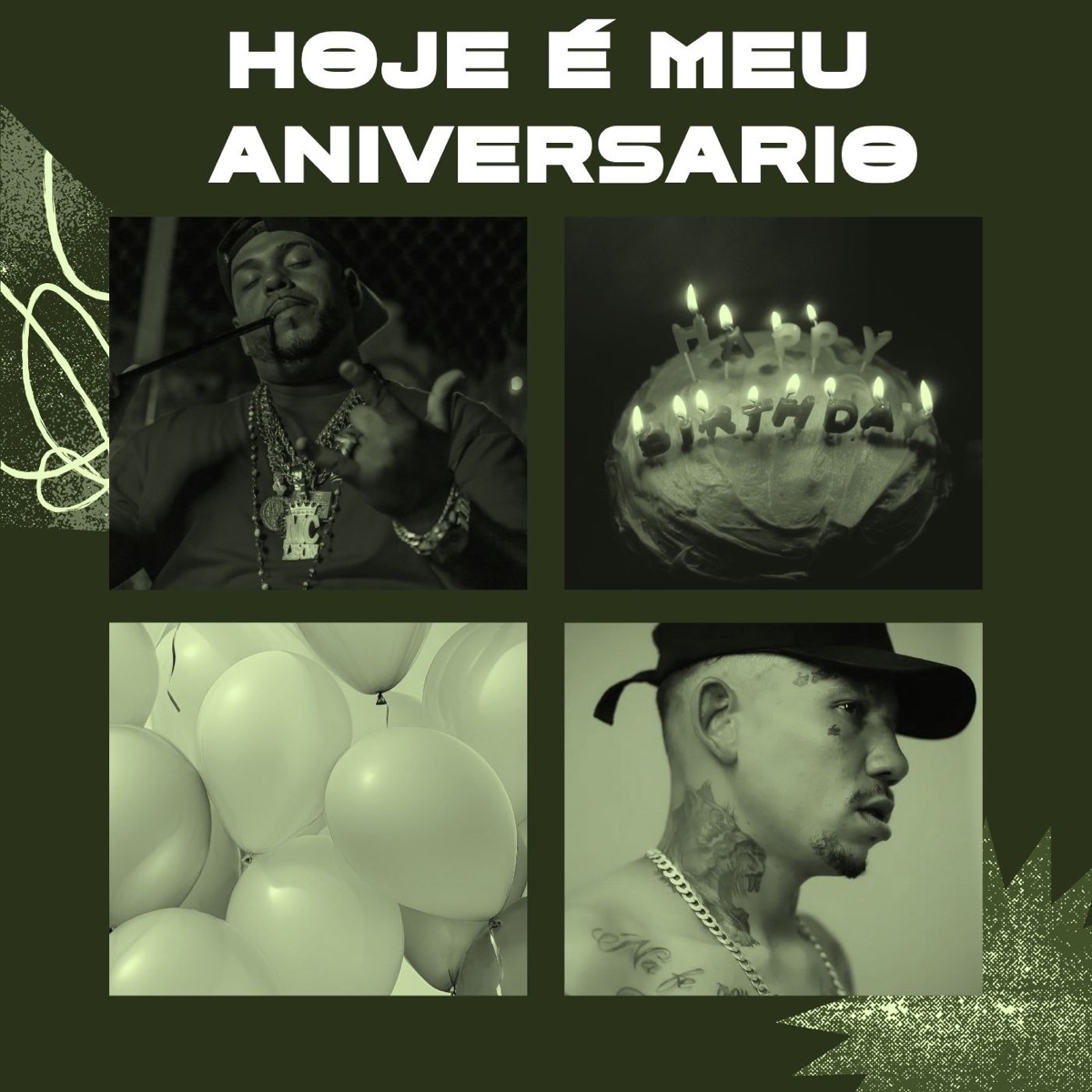 Hoje É Meu Aniversario - Single by Mc Zika Dre. & MC LEON album cover