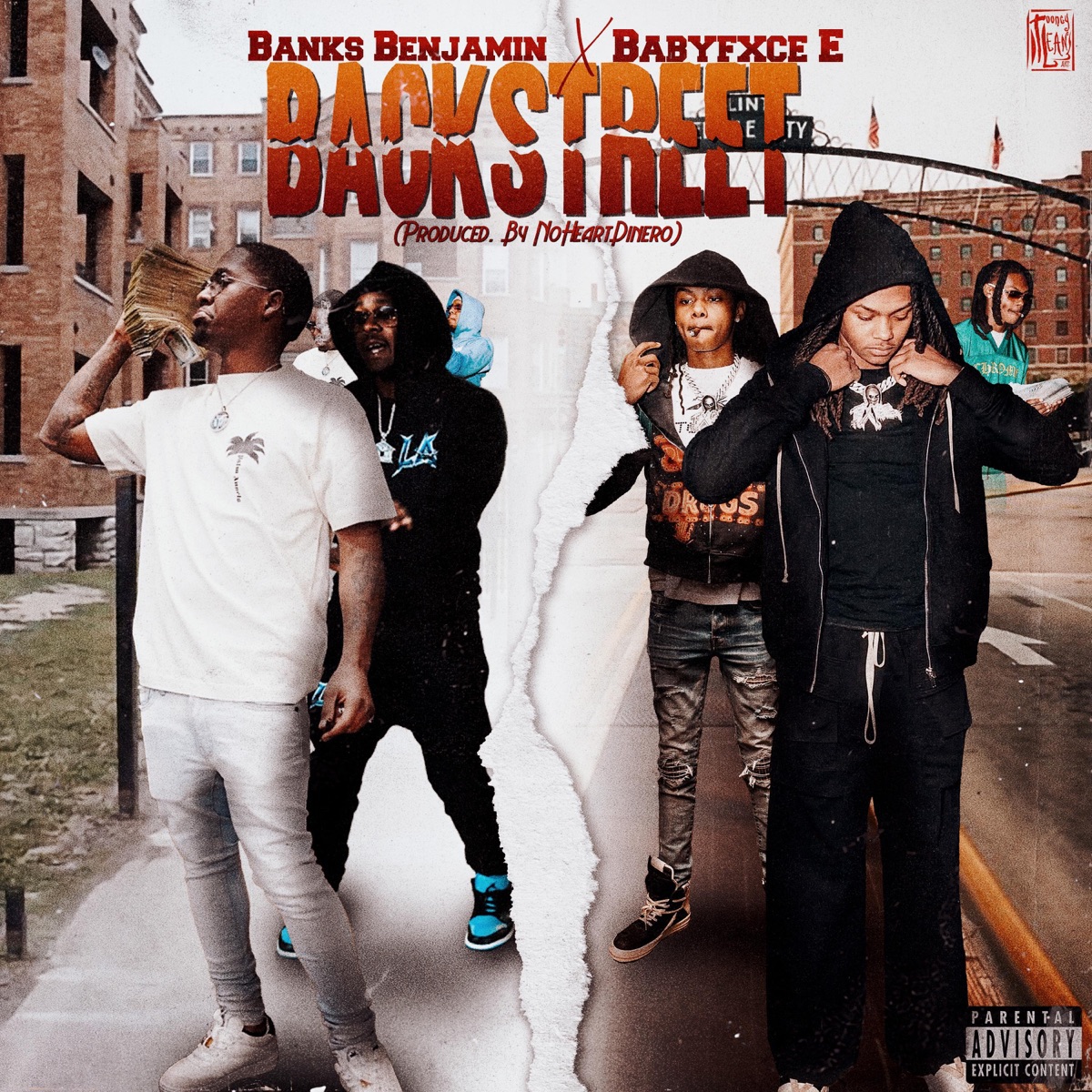 BackStreet (feat. BabyFxce E) - Single by Banks Benjamin album cover artwork