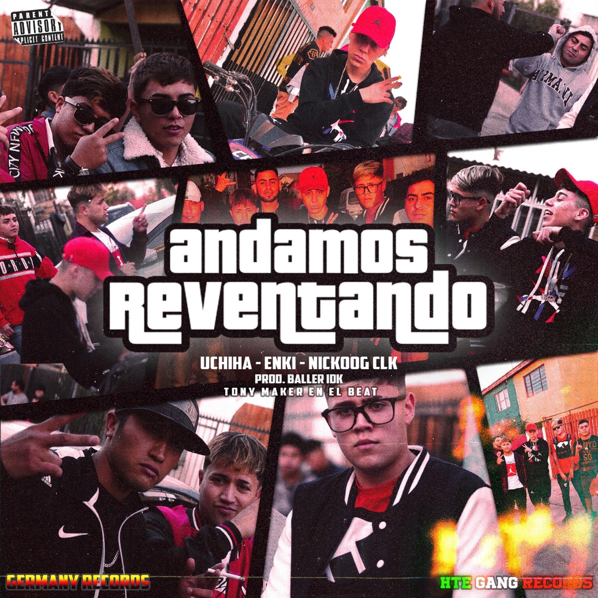 ANDAMOS REVENTANDO (feat. Uchiha, Enki & Nickoo) - Single by Tony Maker album cover