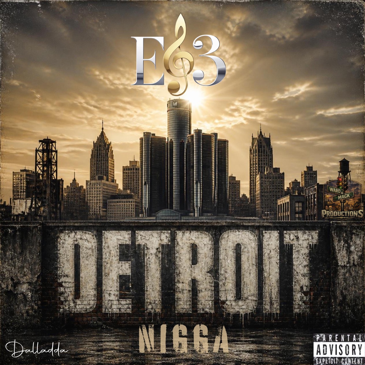 Detroit N***a (feat. EB3) - Single by DalladdaCorp album cover