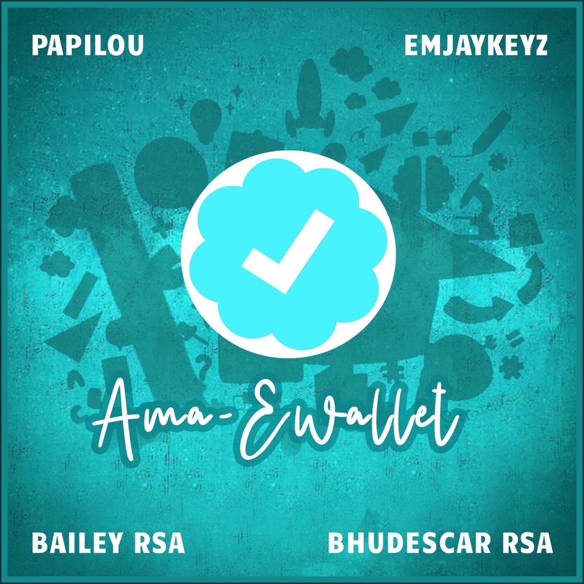 Ama-Ewallet (feat. Bhudescar RSA) - Single by Papilou, Emjaykeyz & Bailey RSA album cover